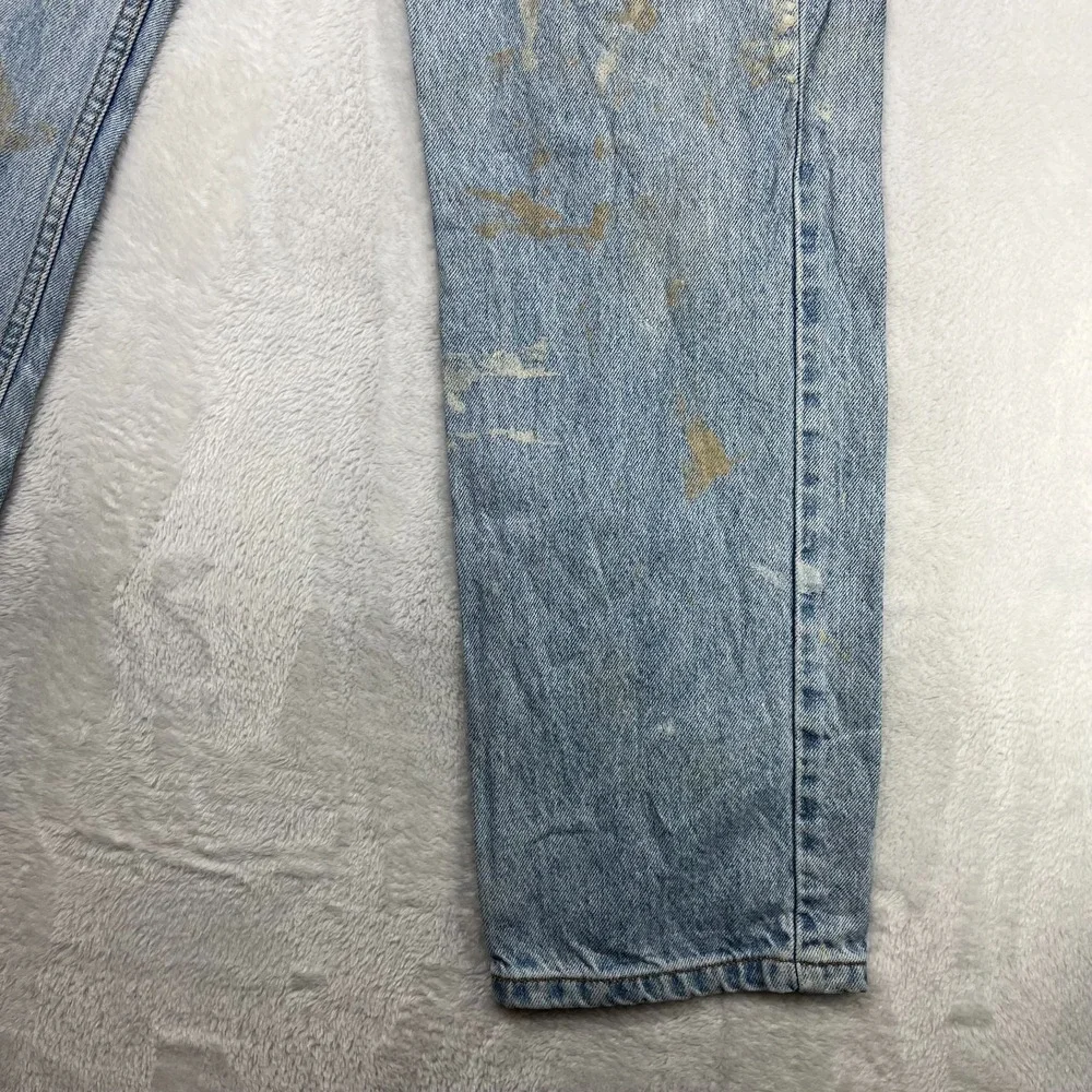 Levi's 505 Straight Leg Jeans Men's Blue Denim Cotton Pockets Zip‎ Fly - 32X29.5